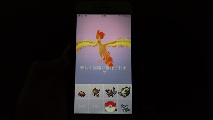 伝説ポケモン「No.165 ファイヤー」