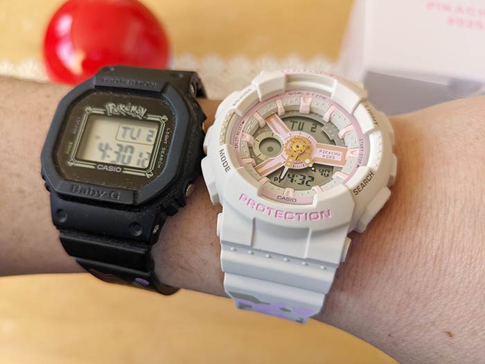 BABY-G ピンクのピカチュウ腕時計の注意点